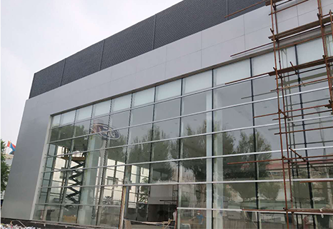 福特4S店玻璃幕墙&铝板外墙工程